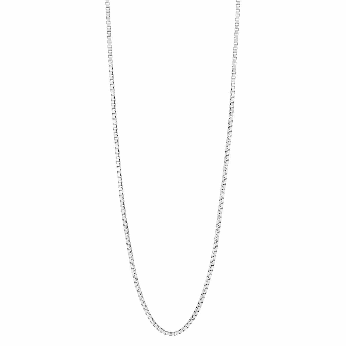 Sterling Silver 1.20 mm Box Chain Necklace, 18