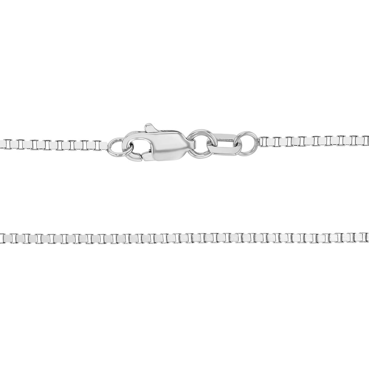 Sterling Silver 1.20 mm Box Chain Necklace, 18