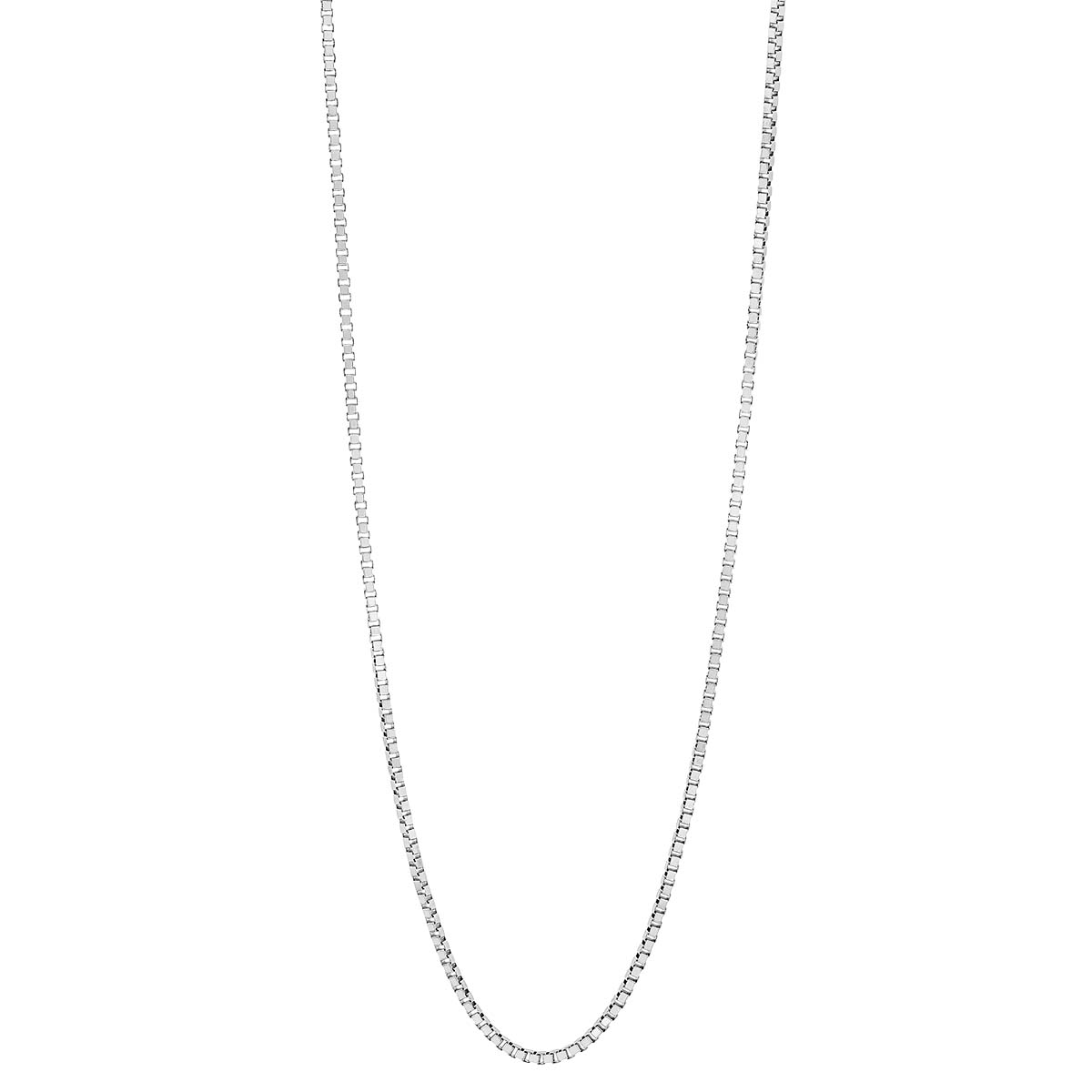 Sterling Silver 1.20 mm Box Chain Necklace, 20