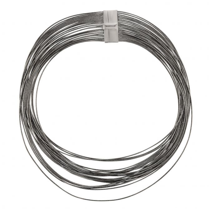 Pesavento DNA Spring Ruthenium & Sterling Silver Multi-Strand Necklace