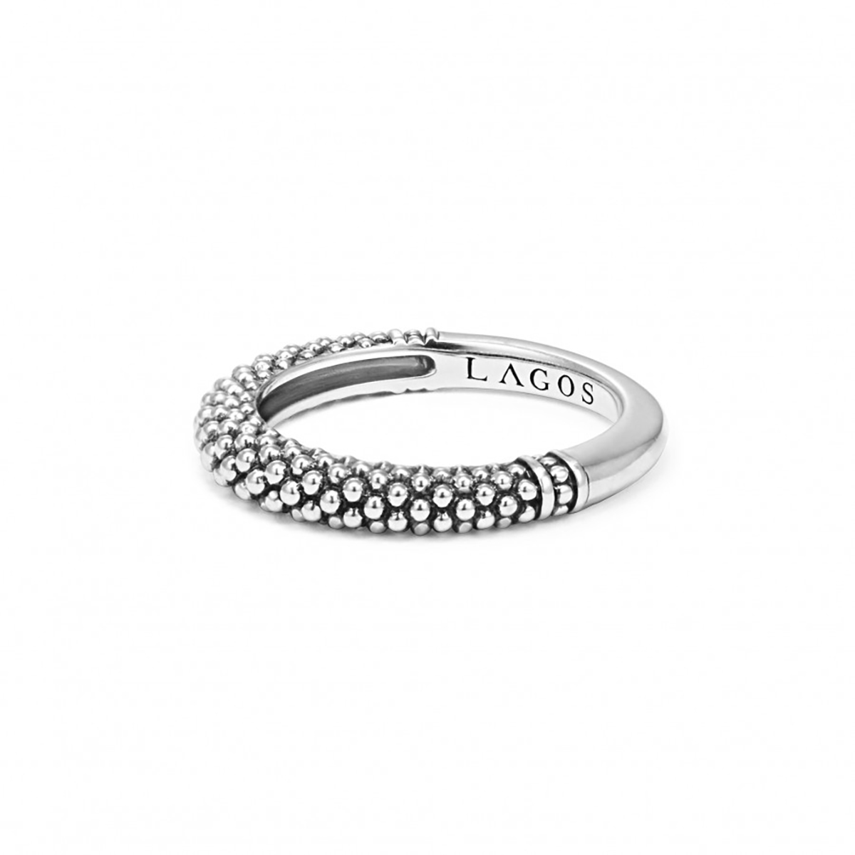 LAGOS Signature Caviar Caviar Stacking Ring