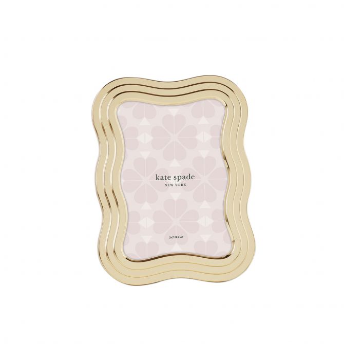 Kate Spade South Street Gold Wavy Frame, 5x7