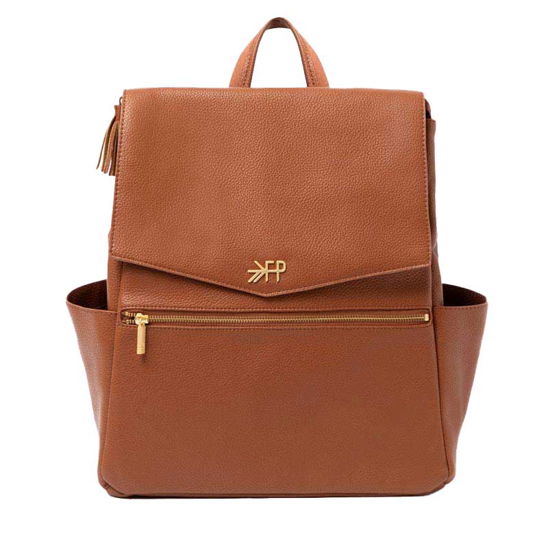 Freshly Picked Classic Diaper Bag, Cognac