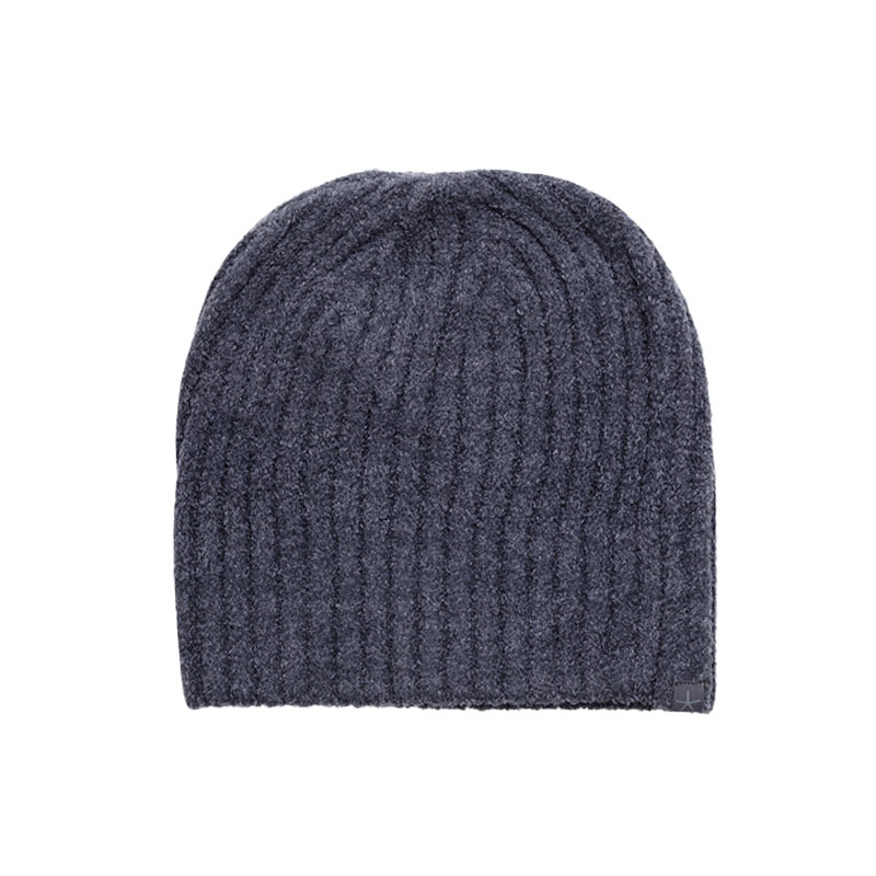 Barefoot Dreams Ribbed Beanie, Pacific Blue