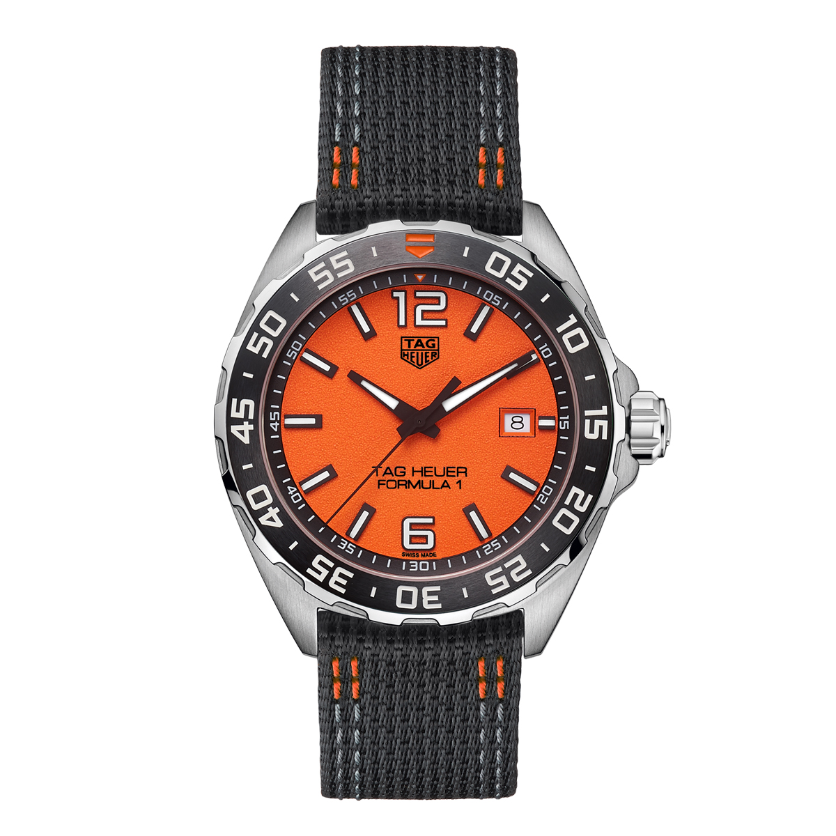 TAG Heuer Formula 1 43mm Watch, Orange and Black Dial