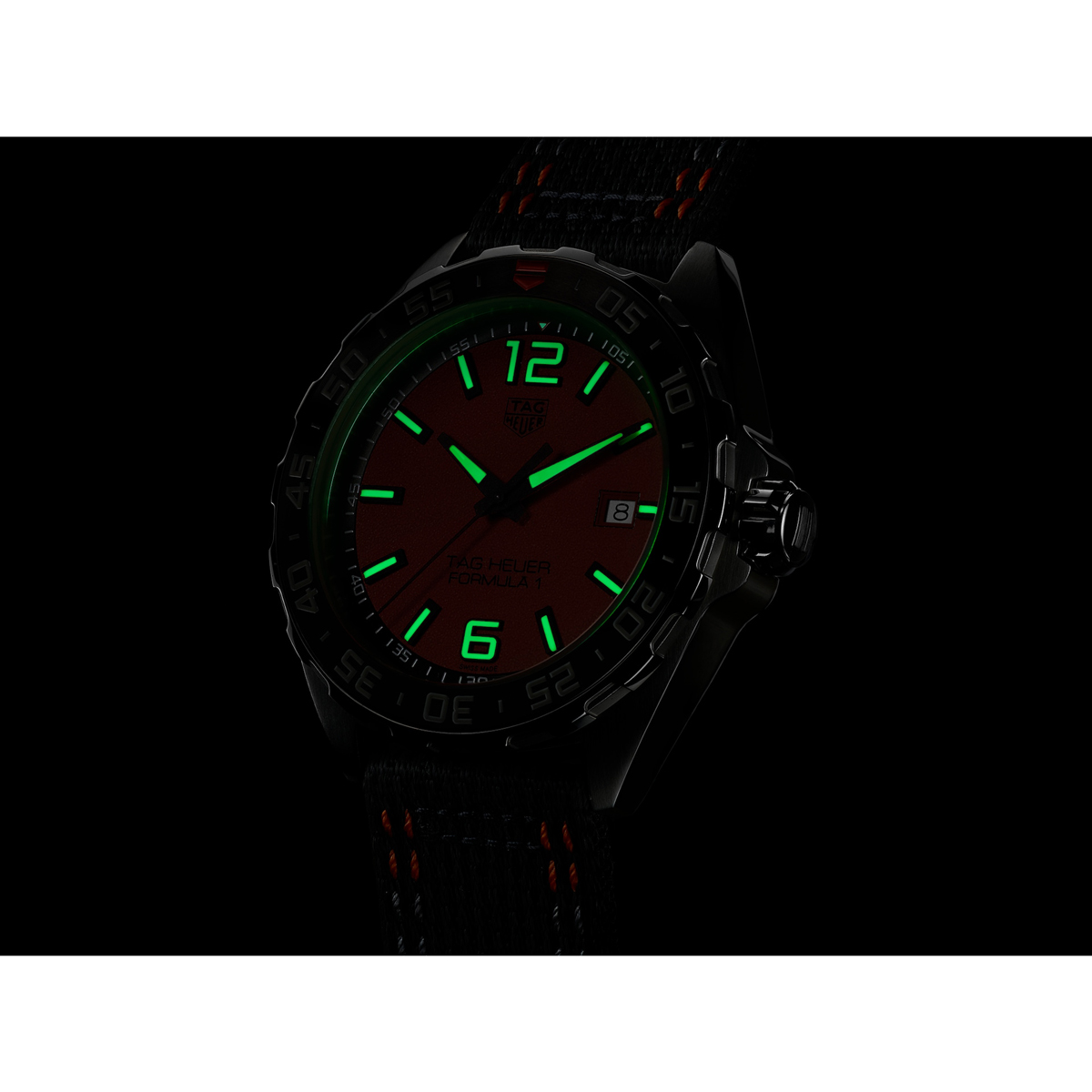 TAG Heuer Formula 1 43mm Watch, Orange and Black Dial