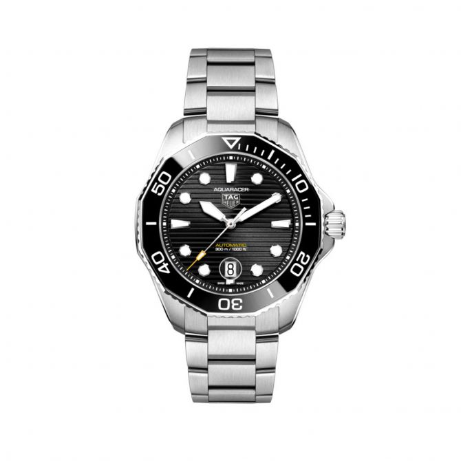 TAG Heuer Aquaracer Professional 300 43mm Watch, Black Dial