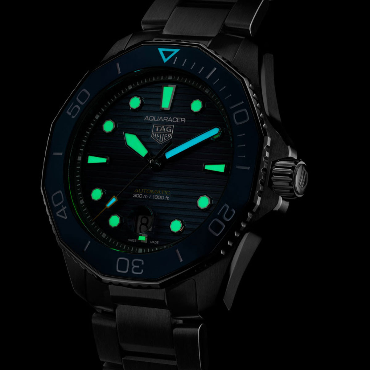 TAG Heuer Aquaracer Professional 300 43mm Watch, Blue Dial