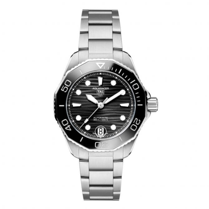TAG Heuer Aquaracer Professional 300 36mm Automatic Watch, Black and White Dial