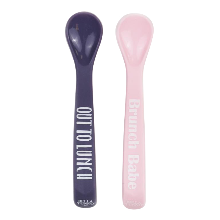 Bella Tunno Out to Lunch & Brunch Babe Spoons, Set of 2
