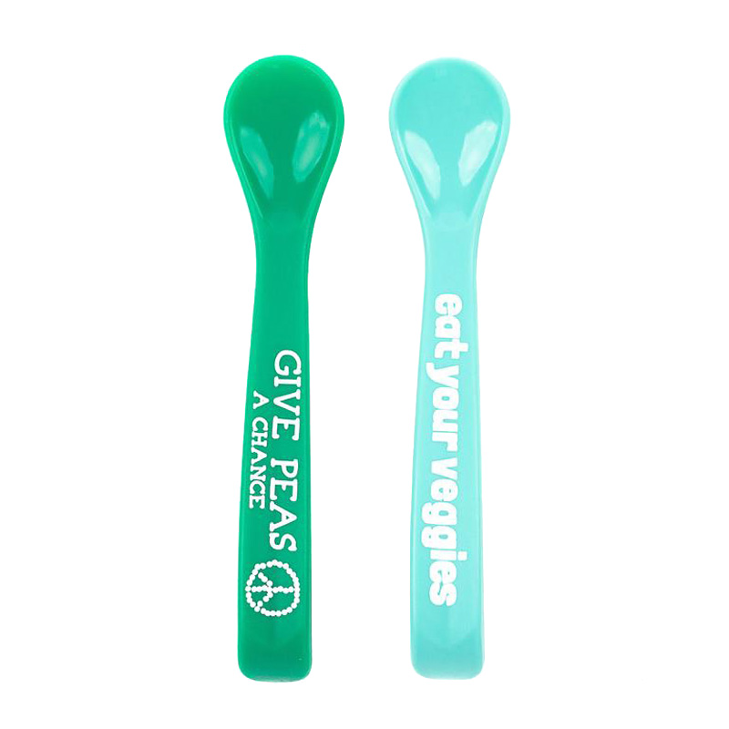 Bella Tunno Give Peas and Eat Veggies Wonder Spoon, Set of 2