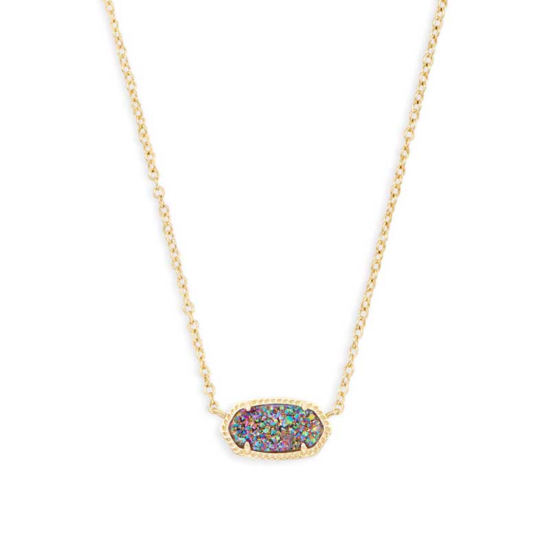 Kendra Scott Elisa Gold Pendant Necklace in Gold Tone Filigree