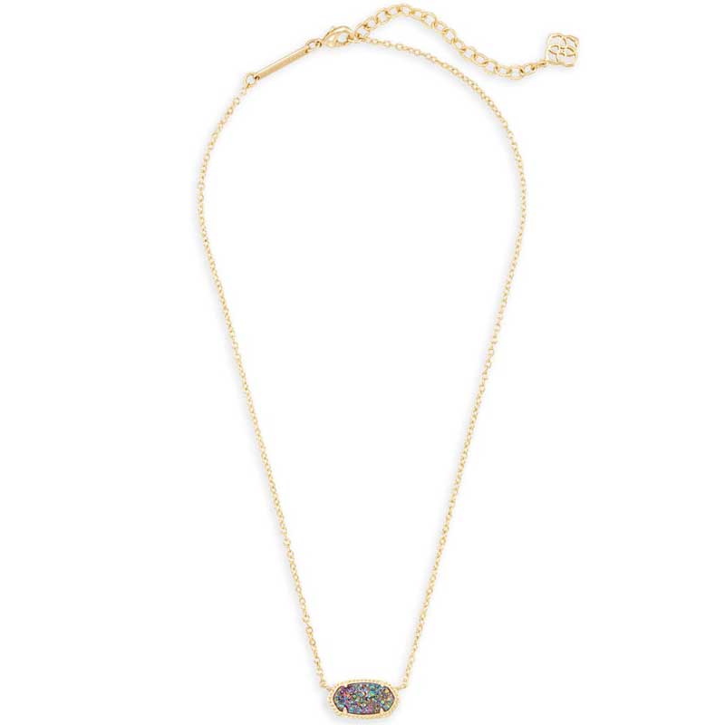 Kendra Scott Elisa Gold Pendant Necklace in Gold Tone Filigree