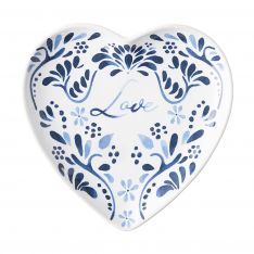 Juliska Iberian Journey Indigo Love Tray