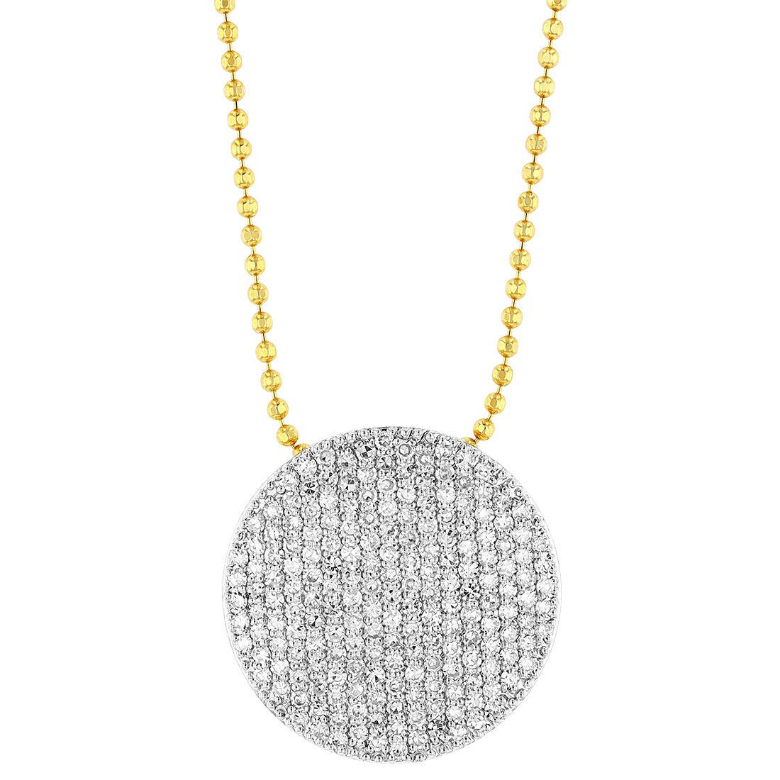 Phillips House Large Infinity Diamond Necklace in Yellow Gold