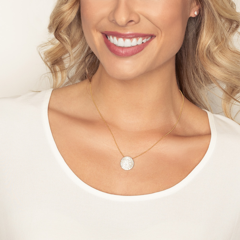 Phillips House Large Infinity Diamond Necklace in Yellow Gold