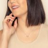 Frederic Sage Diamond & Yellow Gold Interlocking Circle Pendant, 0.26 cttw, 18"