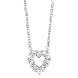 Roberto Coin Tiny Treasures Diamond & Sapphire Reversible Heart