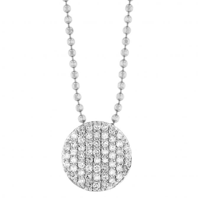 Phillips House Mini Infinity Diamond Necklace in White Gold