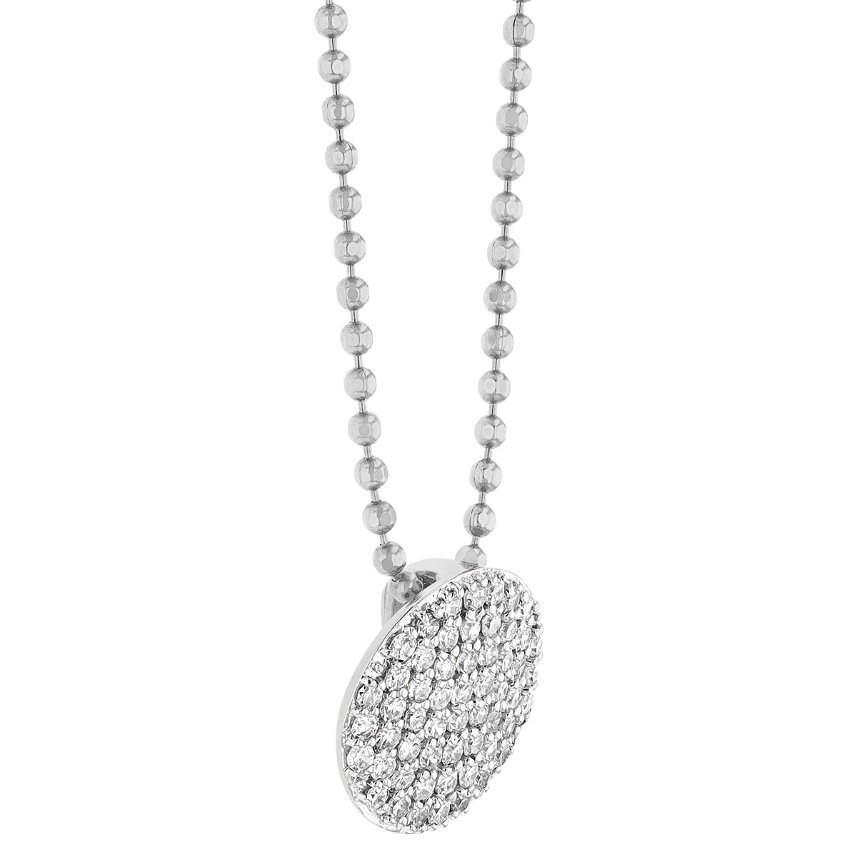 Phillips House Mini Infinity Diamond Necklace in White Gold