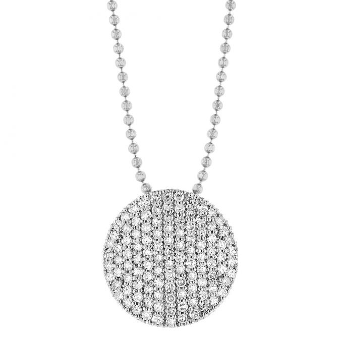 Phillips House Infinity Diamond Necklace in White Gold