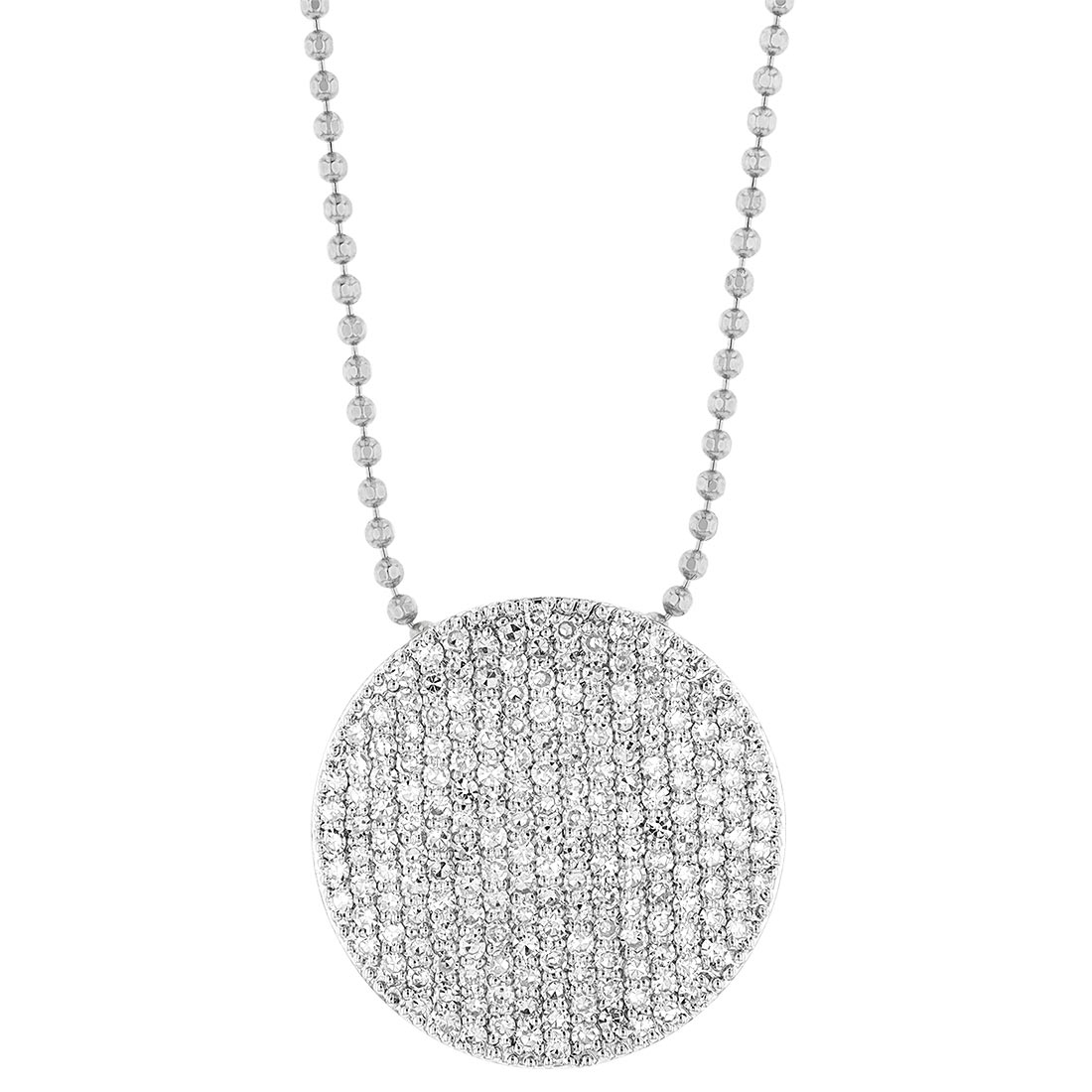 Phillips House Large Infinity Diamond Necklace in White Gold