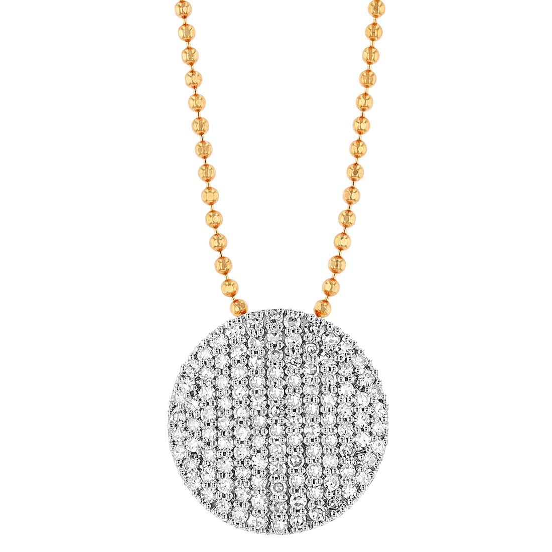 Phillips House Infinity Diamond Necklace in Rose Gold