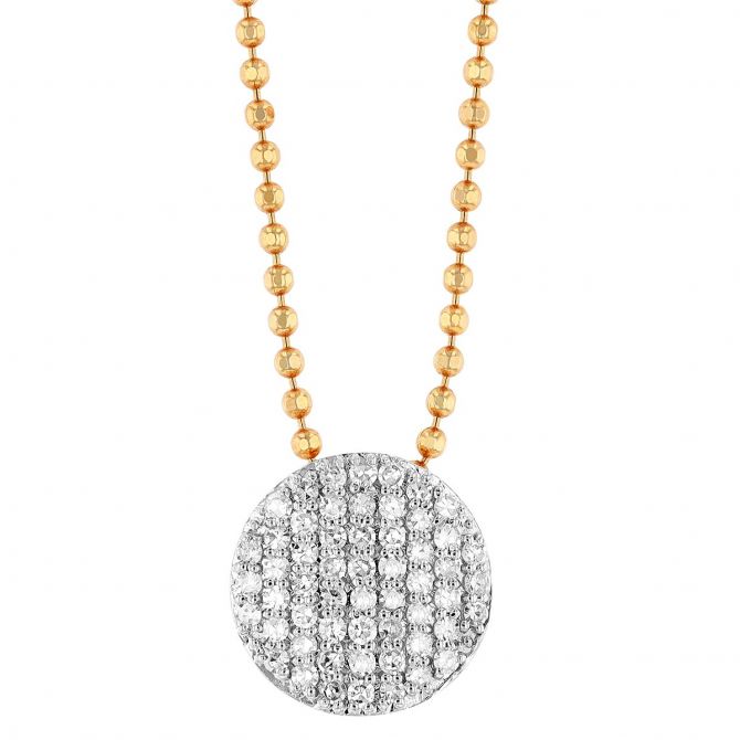 Phillips House Mini Infinity Diamond Necklace in Rose Gold