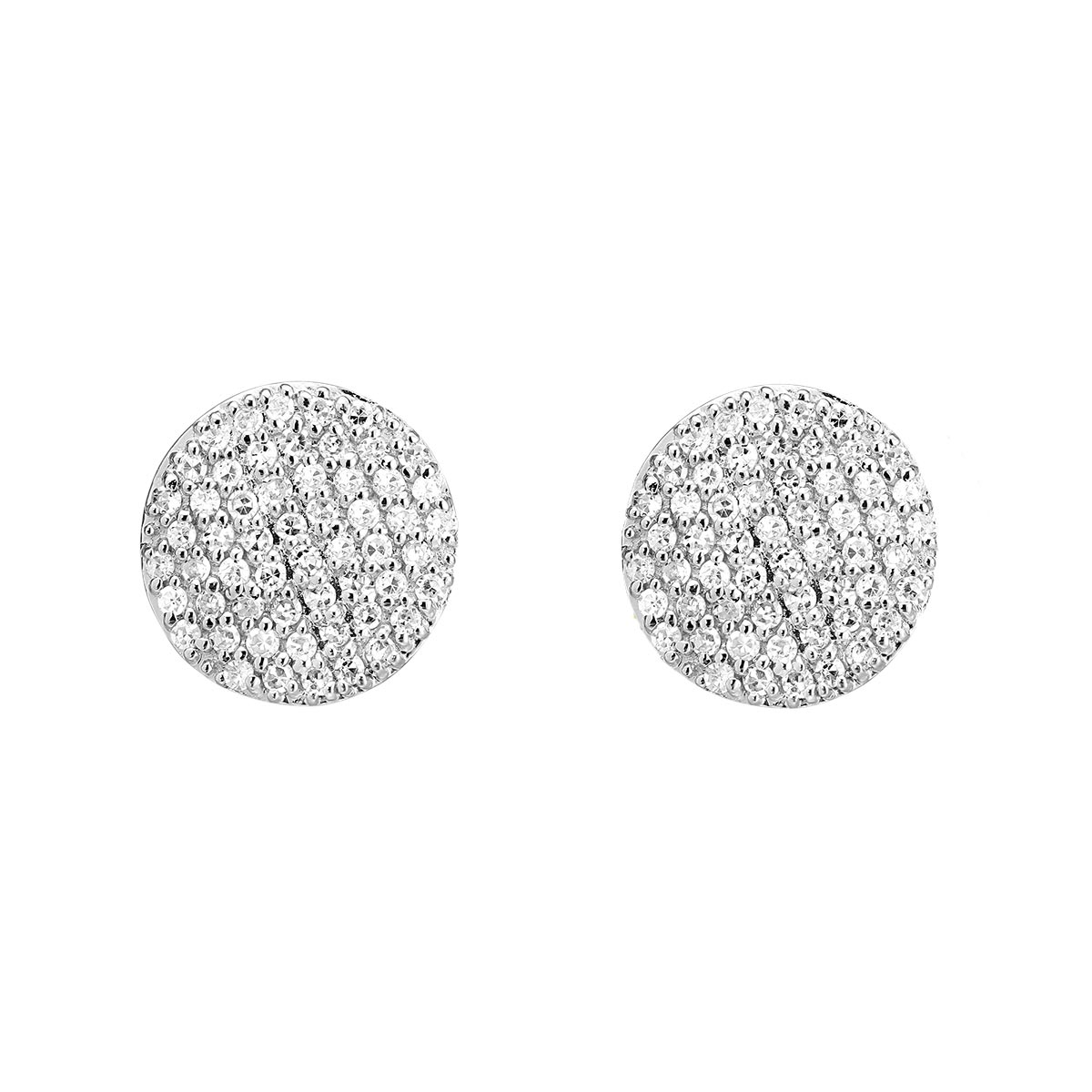 Phillips House Diamond Infinity Stud Earrings in Yellow Gold