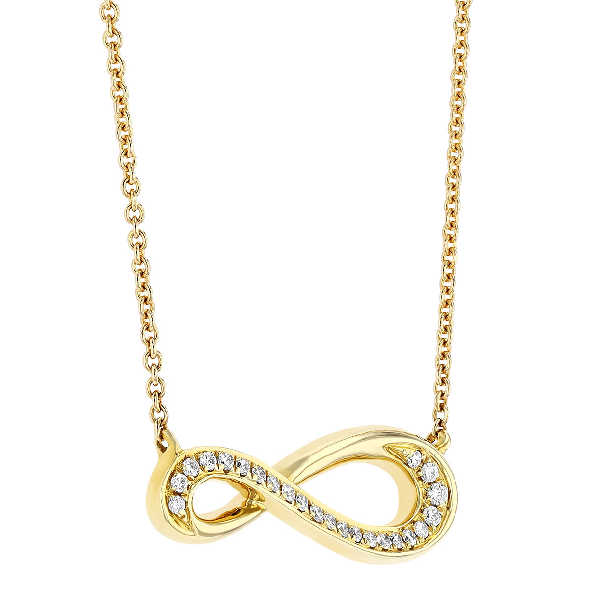 Cypress Diamond Necklace in Yellow Gold