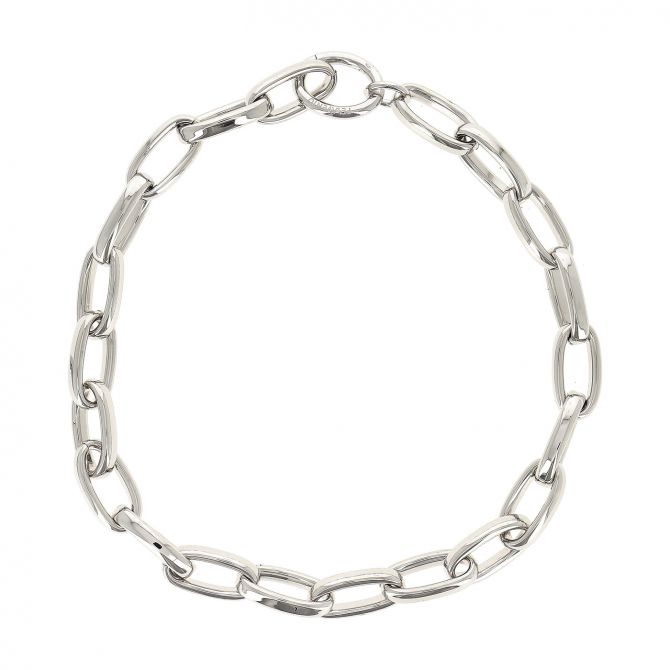Pesavento Forever Chic Paperclip Chain Link Necklace in Sterling Silver, 18"