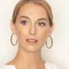 Roberto Coin Oro Classic 18K Gold Beaded Extra Large Hoop Earrings