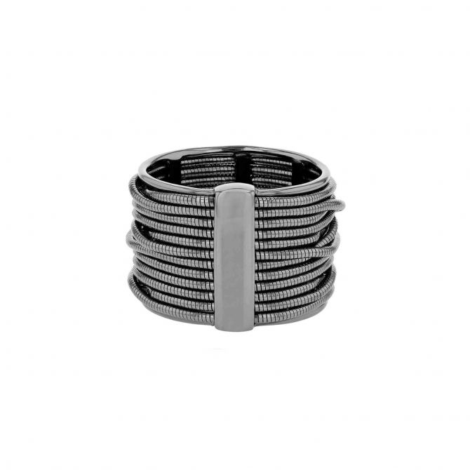 Pesavento DNA Spring Ruthenium Wide Ring