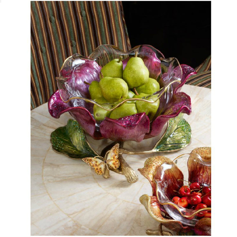 Jay Strongwater Sydney Flower Bowl, Large