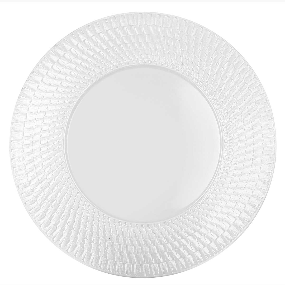 Bernardaud Twist Set of 3: Dinner Plate, Salad Plate & Bread & Butter Plate