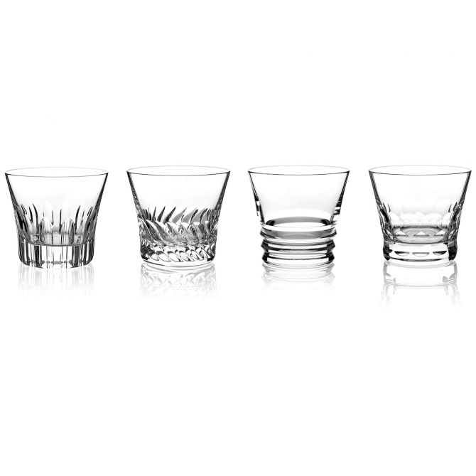 Baccarat Dallas #2 Double Old Fashioned Tumblers, Set of 4