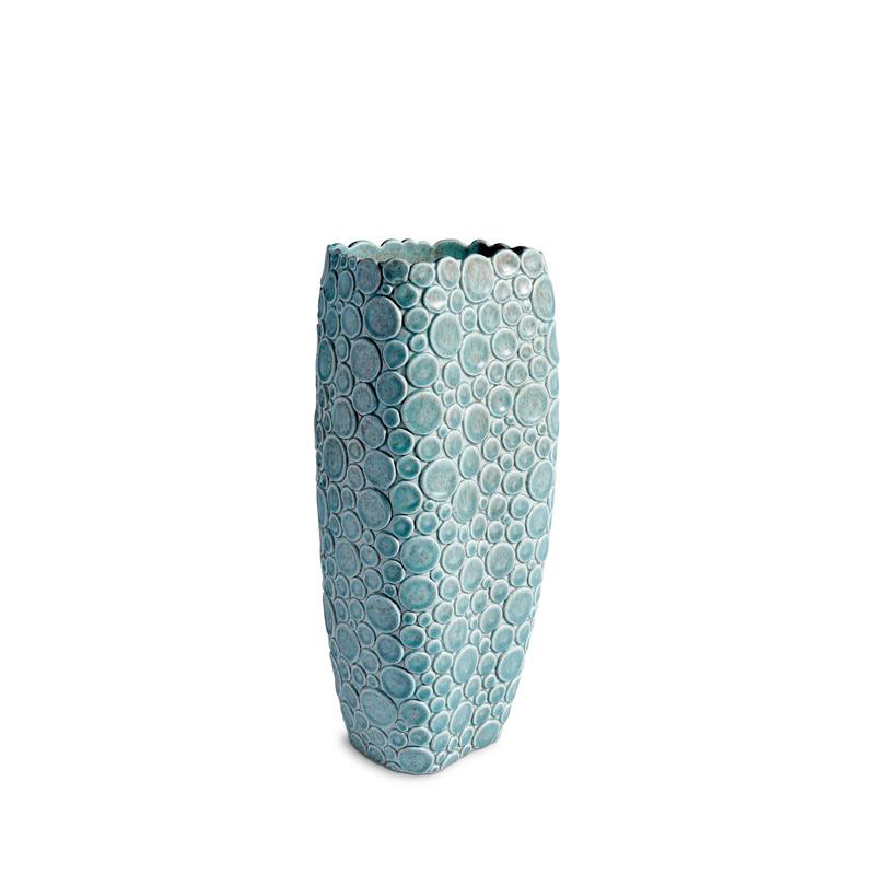 L'Objet Haas Gila Monster Vase, Blue