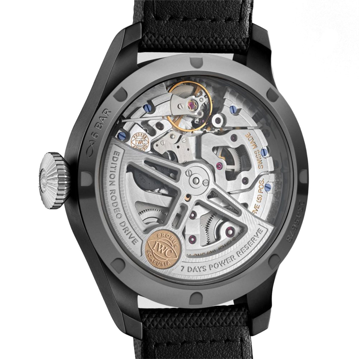 IWC Schaffhausen Big Pilot's Perpetual Calendar Rodeo Drive Edition 46.5mm Watch, Blue Dial
