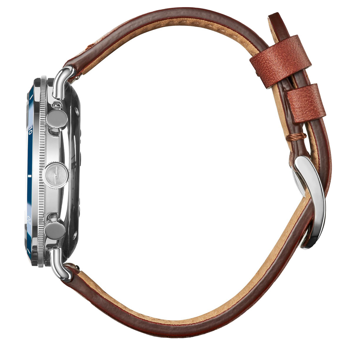 Shinola Canfield Sport 45mm Watch, Navy Blue and Silver Dial