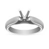 Platinum Cathedral Solitaire Engagement Ring Setting