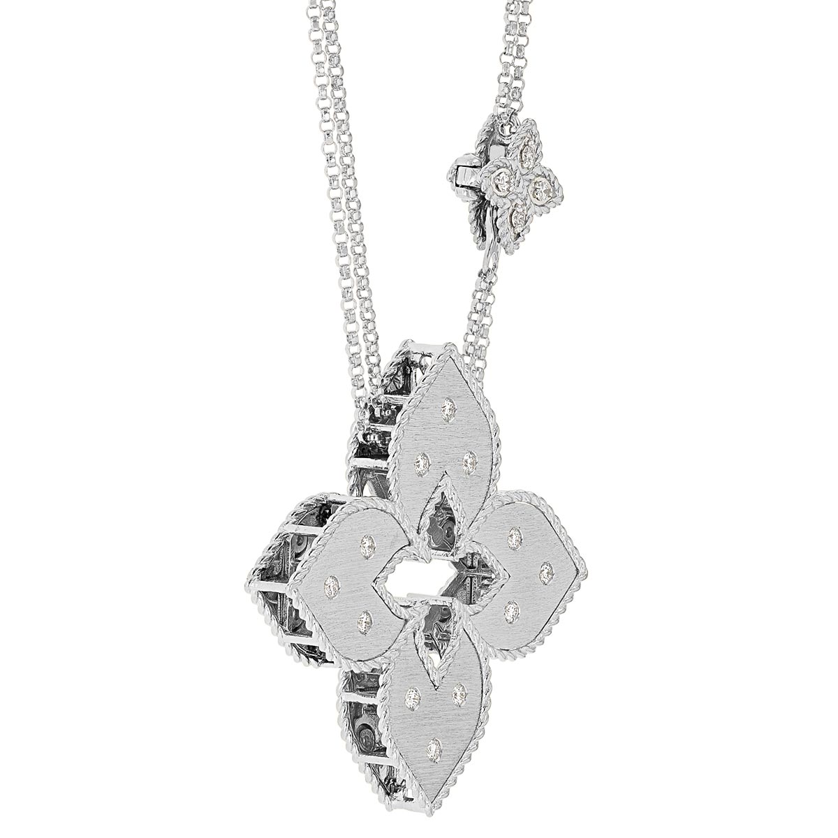 Roberto Coin Venetian Princess Medium Cutout Pendant on 31