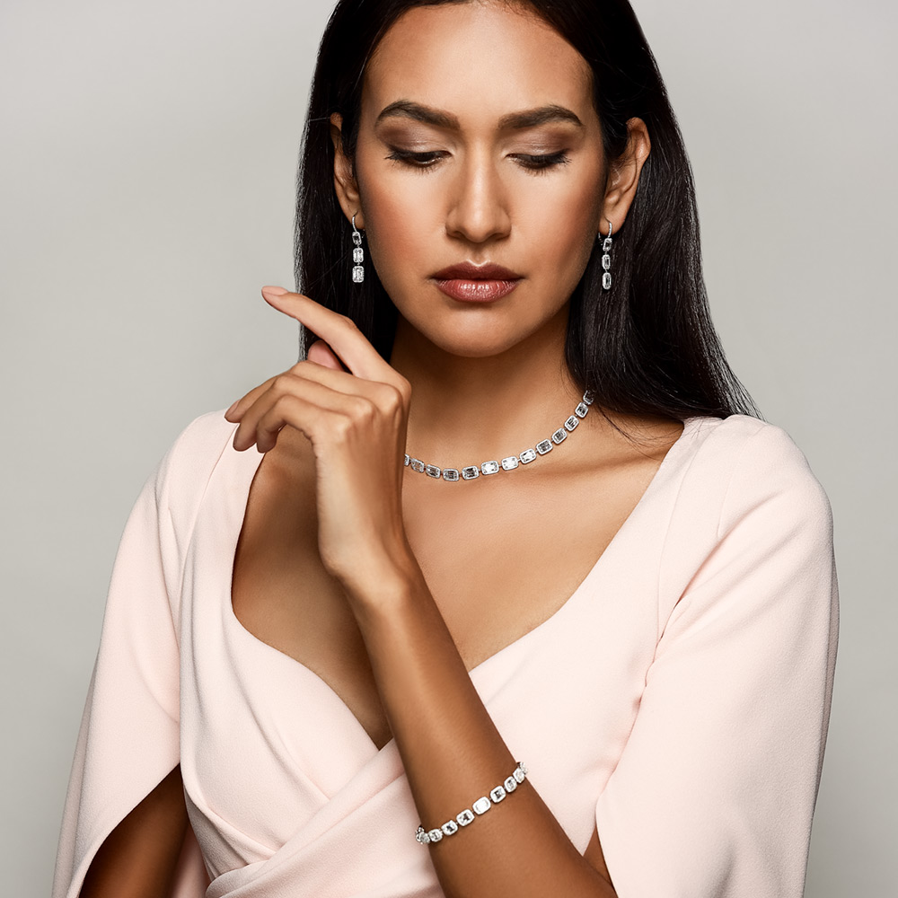 Kwiat Ashoka Diamond Halo Necklace in Platinum