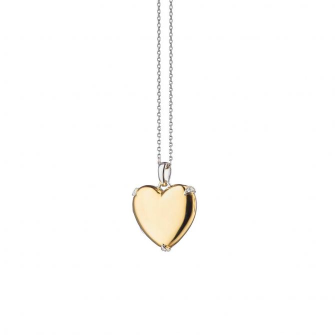 Monica Rich Kosann Two-Tone "Heart of Gold" Locket