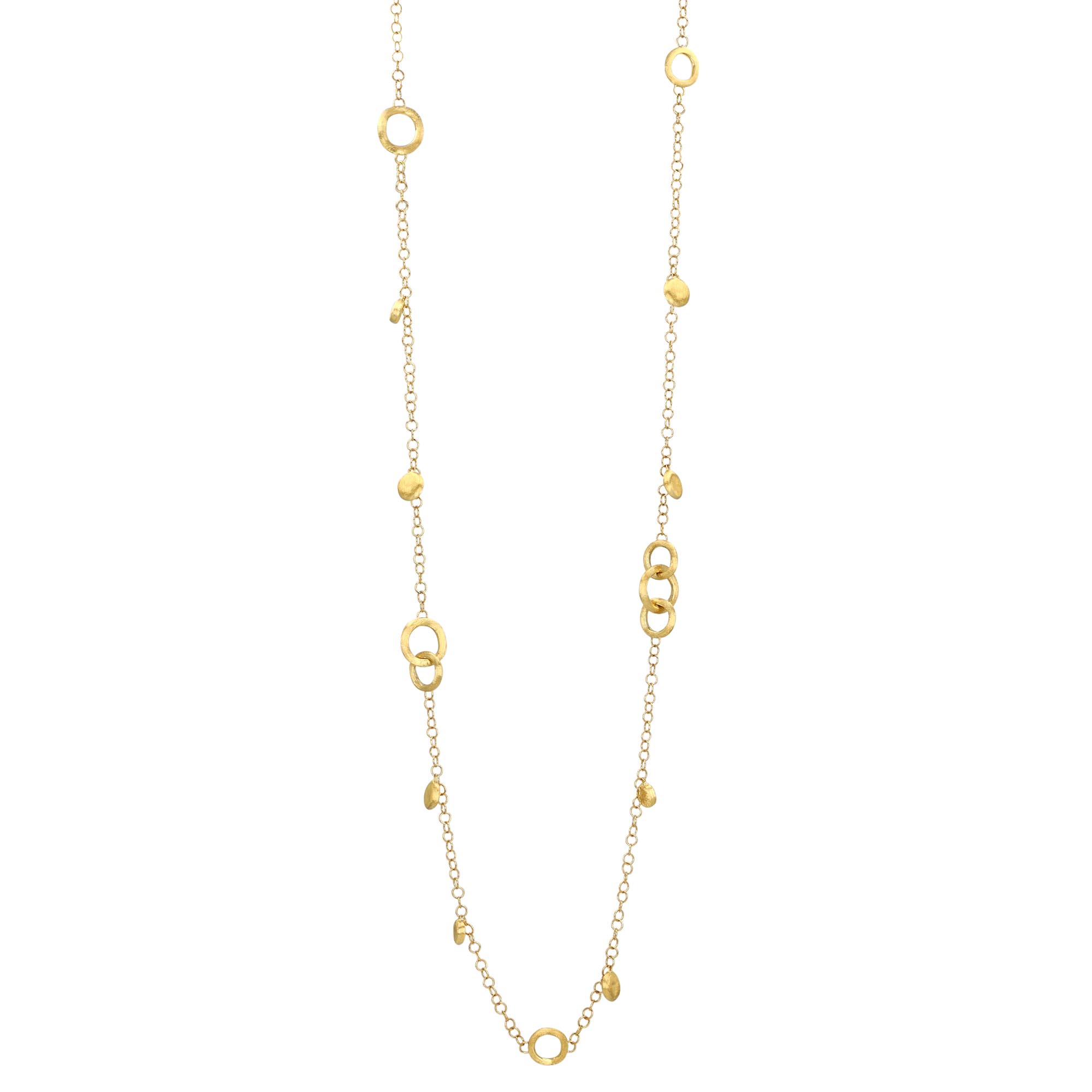 Marco Bicego Jaipur 18K Yellow Gold Charm Long Necklace