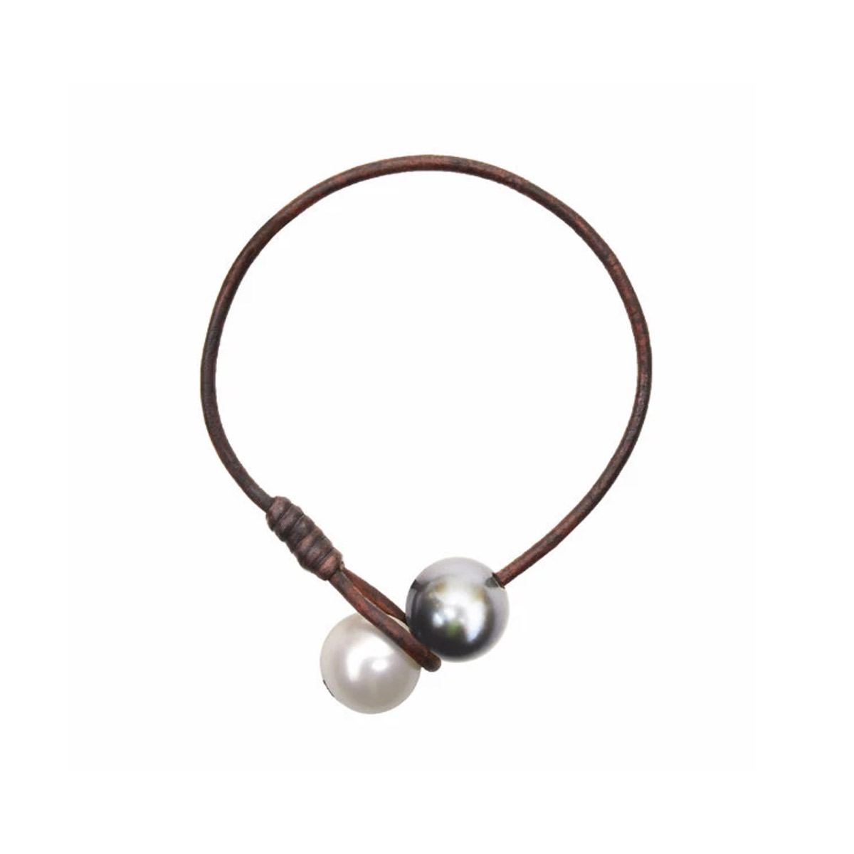 Vincent Peach Seaplicity Bracelet with Freshwater and Tahitian Pearls