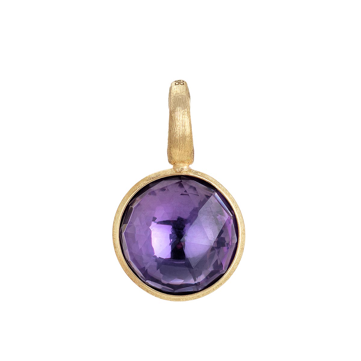 Marco Bicego Jaipur 18K Small Stackable Pendant, Amethyst