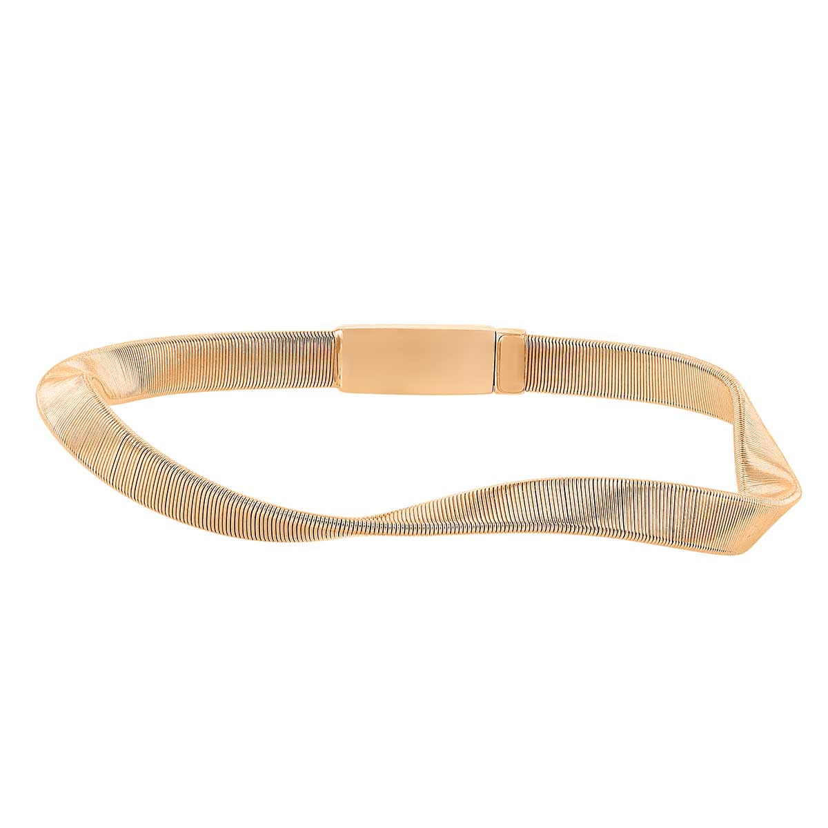 Marco Bicego Marrakech Rose Gold Twisted Stackable Bangle Bracelet