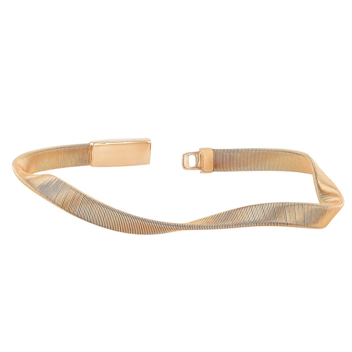 Marco Bicego Marrakech Rose Gold Twisted Stackable Bangle Bracelet