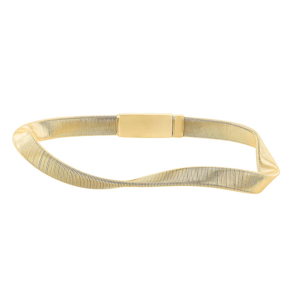 Marco Bicego Marrakech Yellow Gold Twisted Stackable Bangle Bracelet