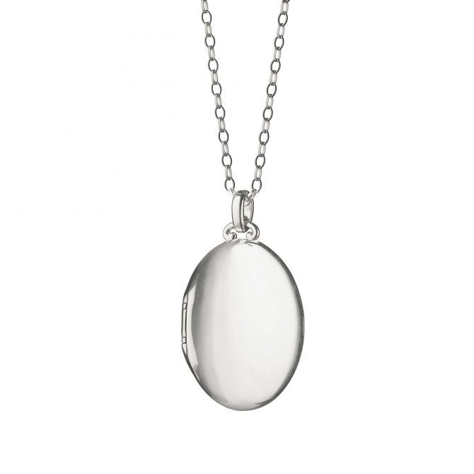 Monica Rich Kosann 4 Image "Premier" Locket in Sterling Silver, 30"